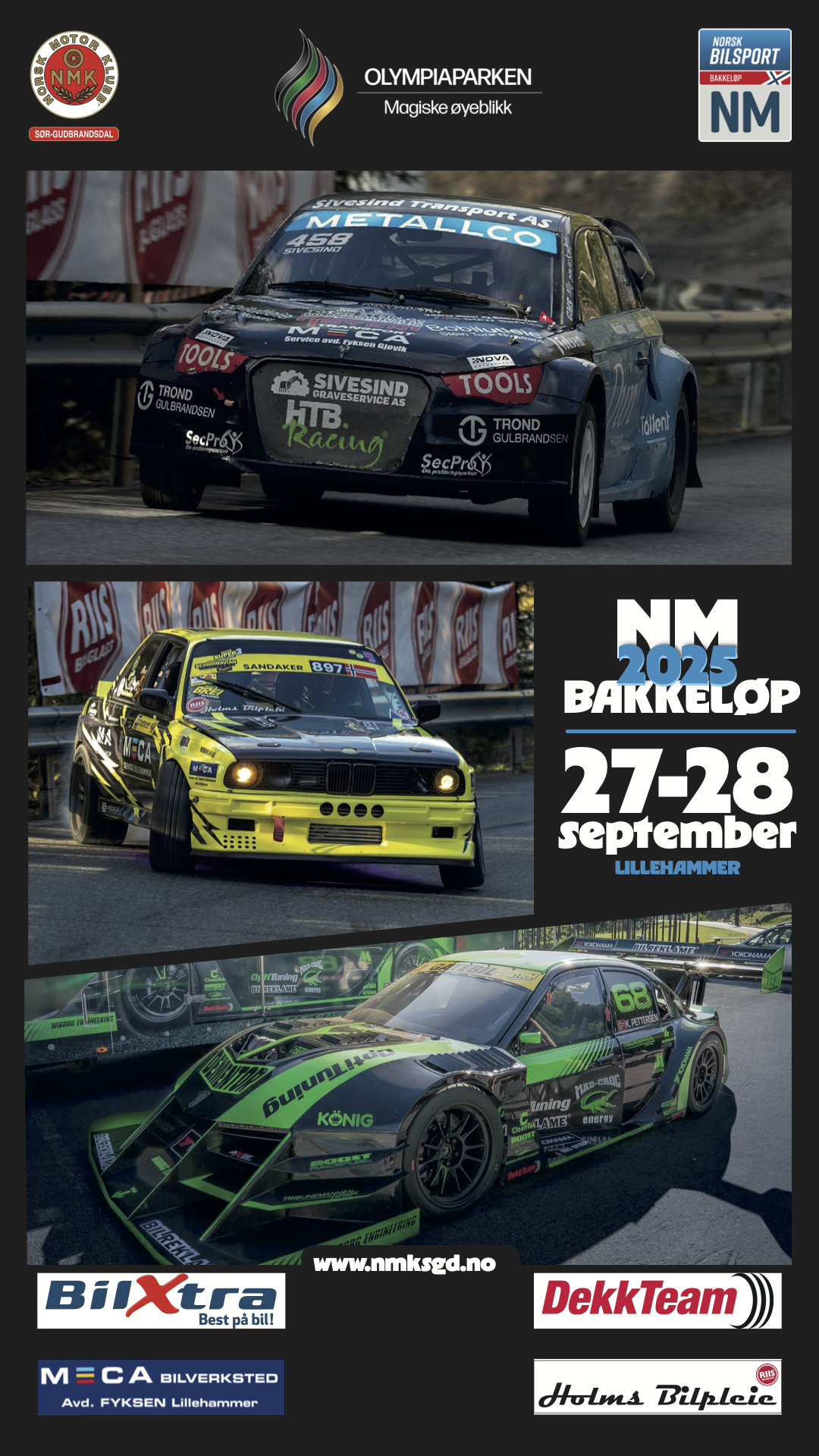 Tilleggsregler, påmelding og deltagermeldinger 