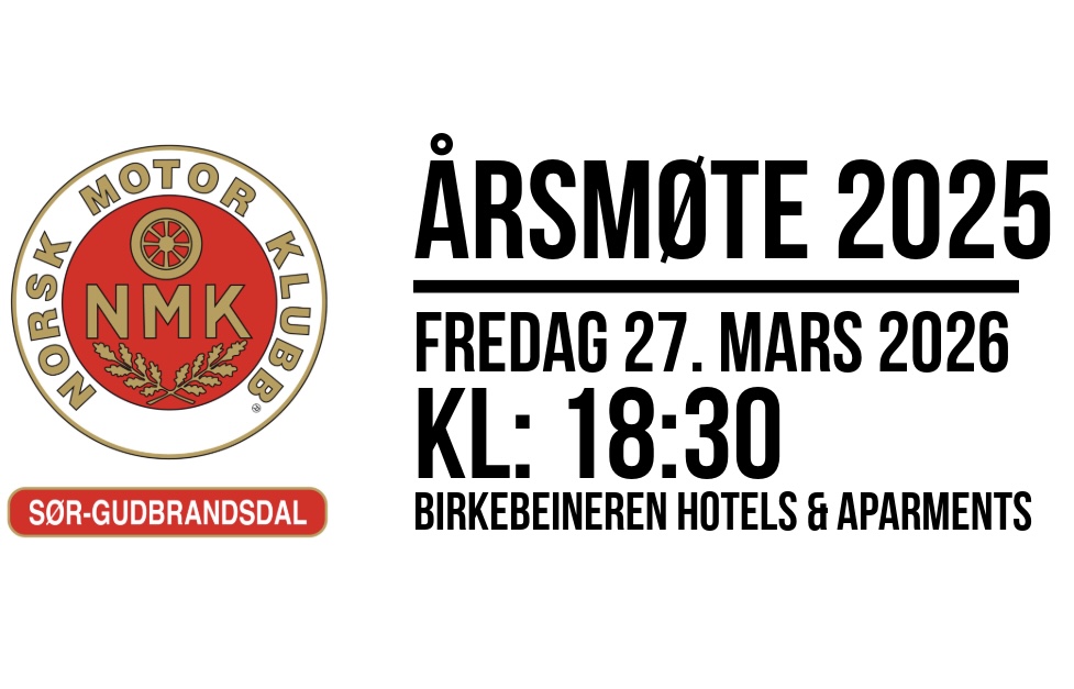 Artikkelbilde til artikkelen Årsmøte 2025 NY DATO!