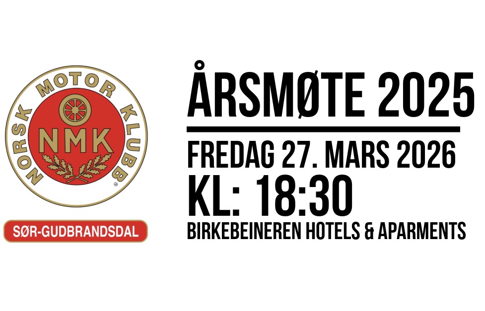 Årsmøte 2025 NY DATO!