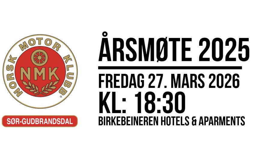 Årsmøte 2025 NY DATO!